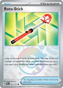 Roto-Stick (Poke Ball Pattern) - 127/131 - Common