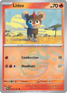 Litleo (Master Ball Pattern) - 015/131 - Common