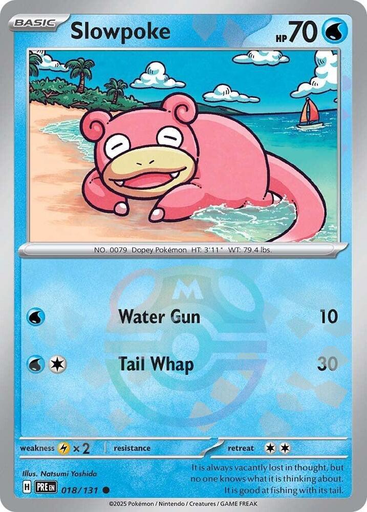 Slowpoke (Master Ball Pattern) - 018/131 - Common
