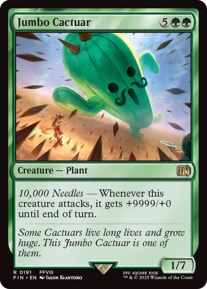 Jumbo Cactuar - 191 - Rare