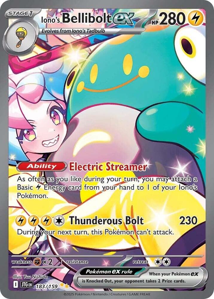 Iono's Bellibolt ex - 183/159 - Special Illustration Rare