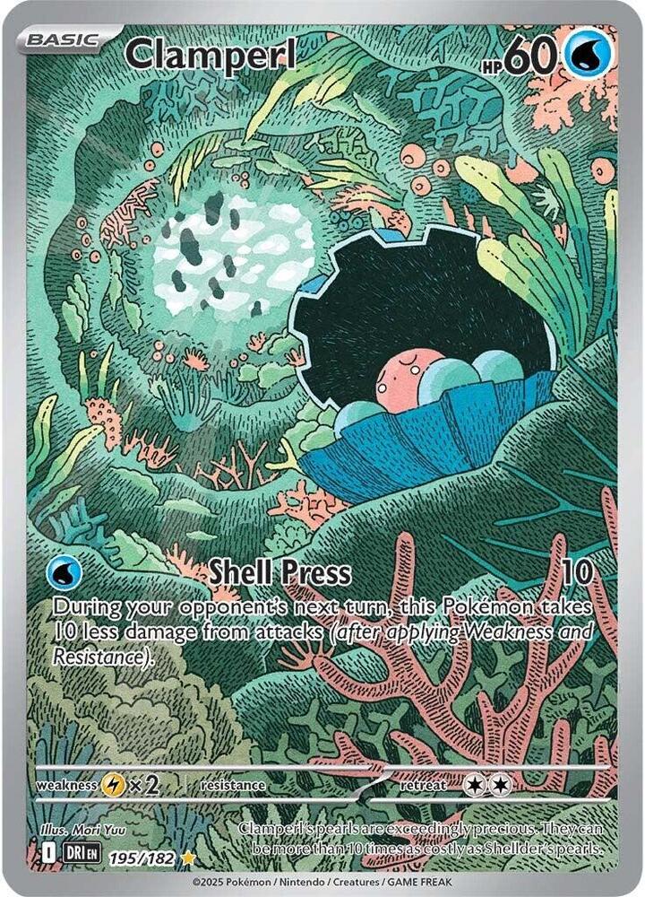 Clamperl - 195/182 - Illustration Rare