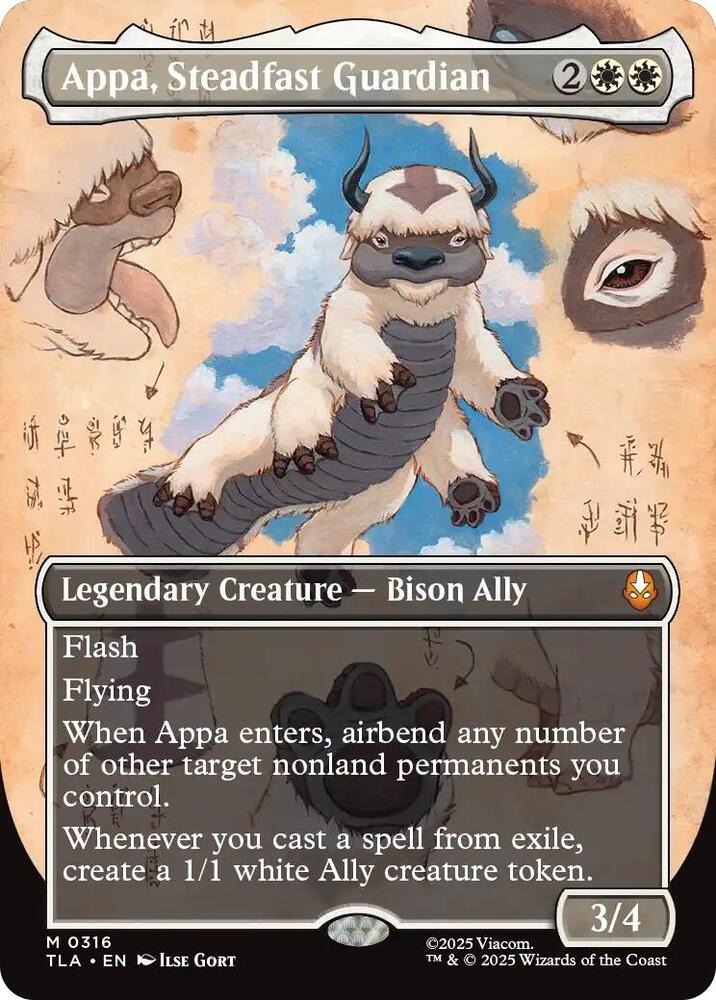 Appa, Steadfast Guardian (Borderless) - 316 - Mythic