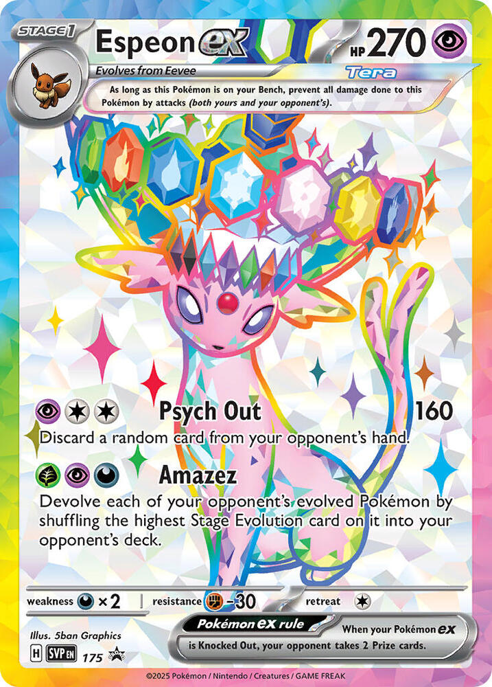 Espeon ex - SVP 175 - Promo