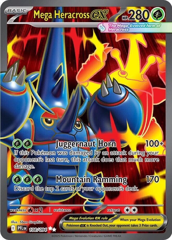 Mega Heracross ex - 108/094 - Ultra Rare