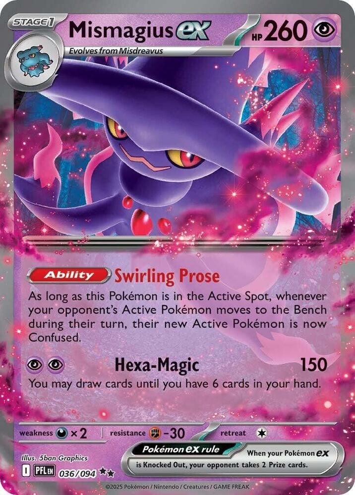 Mismagius ex - 036/094 - Double Rare