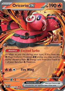 Oricorio ex - 018/094 - Double Rare
