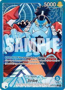 Jinbe - OP14-040 (Alternate Art) - OP14-040 - Leader