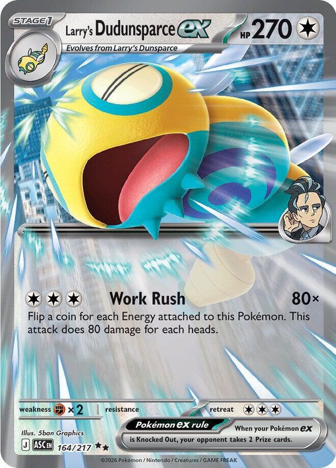 Larry's Dudunsparce ex - 164/217 - Double Rare