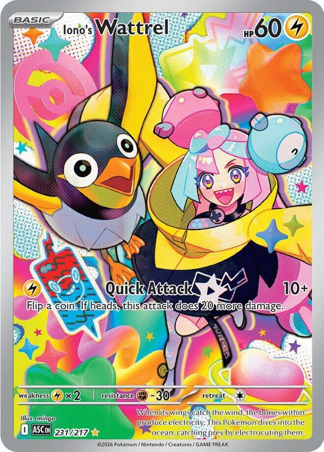 Iono's Wattrel - 231/217 - Illustration Rare