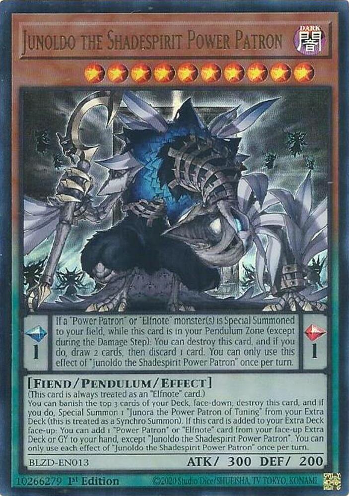 Junoldo the Shadespirit Power Patron - BLZD-EN013 - Ultra Rare