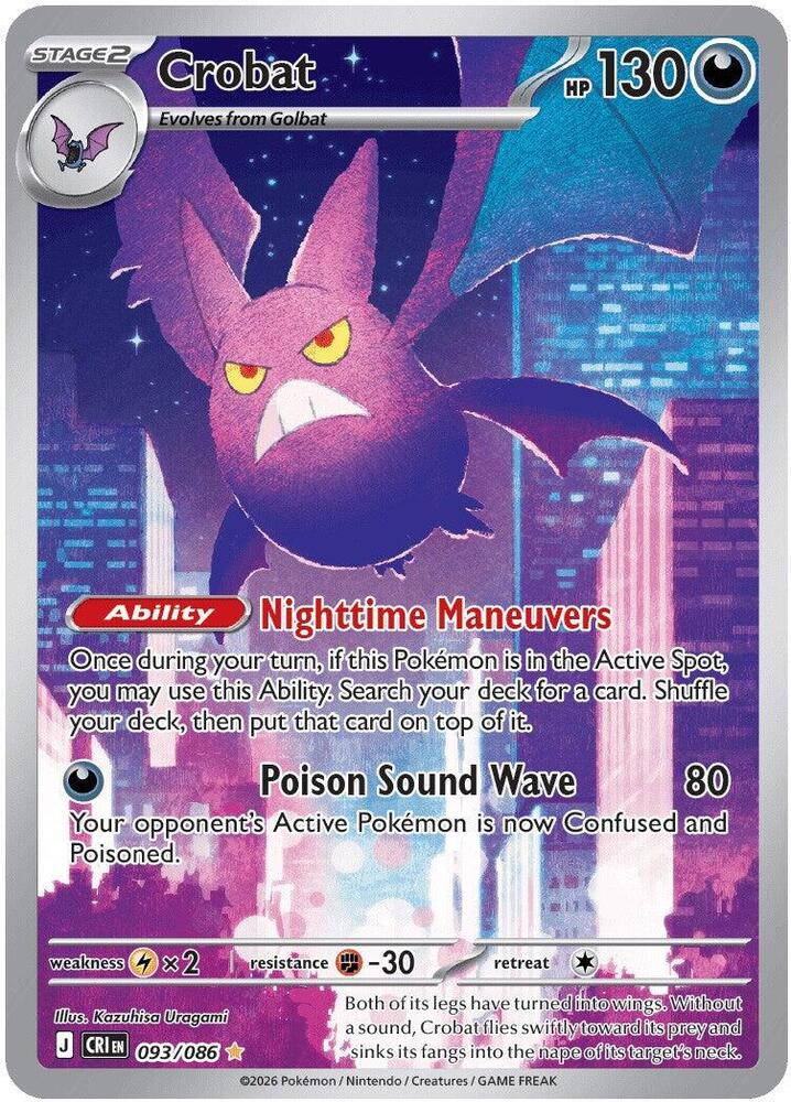 Crobat - 093/086 - Illustration Rare