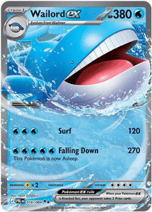 Wailord ex - 016/084 - Double Rare