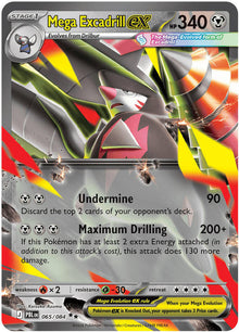 Mega Excadrill ex - 065/084 - Double Rare