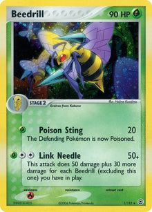 Beedrill - 1/112 - Holo Rare