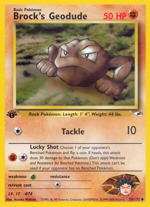 Brock's Geodude (38) - 038/132 - Uncommon