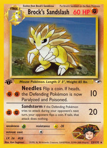 Brock's Sandslash - 023/132 - Rare