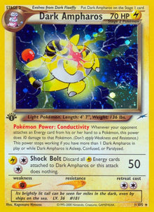 Dark Ampharos - 001/105 - Holo Rare