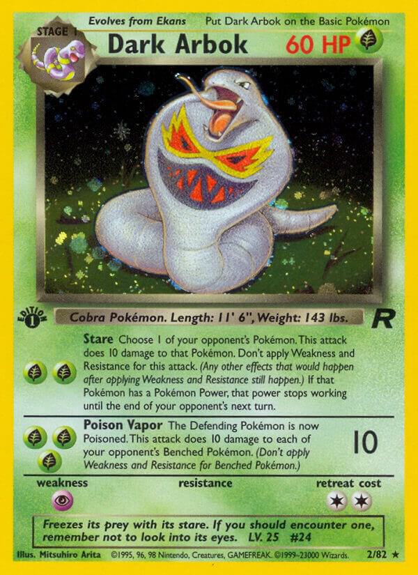 Dark Arbok (2) - 02/82 - Holo Rare