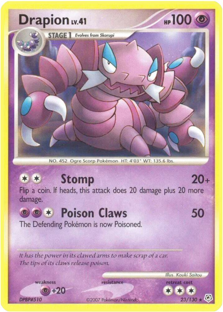 Drapion - 23/130 - Rare