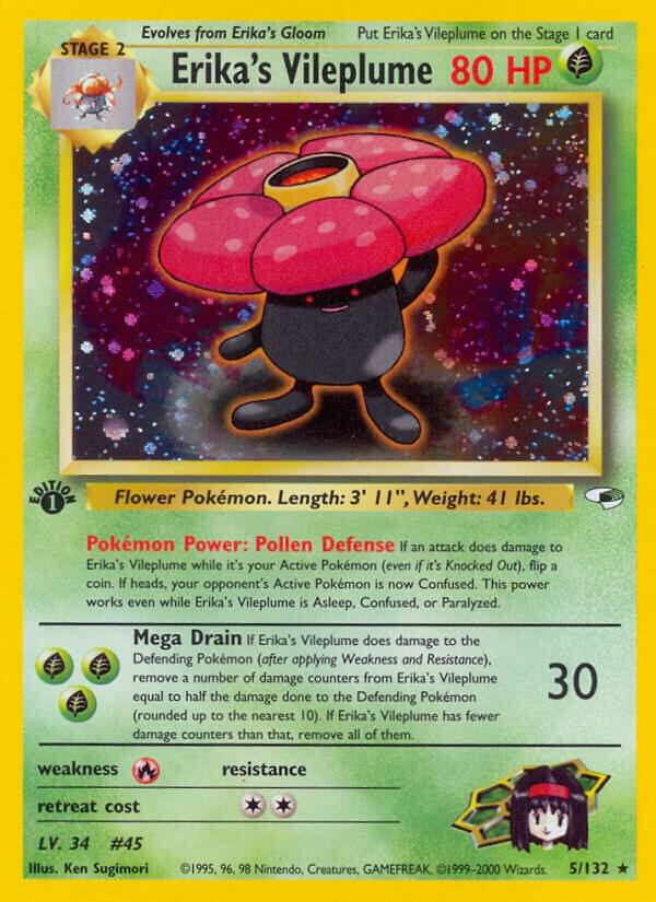Erika's Vileplume - 005/132 - Holo Rare