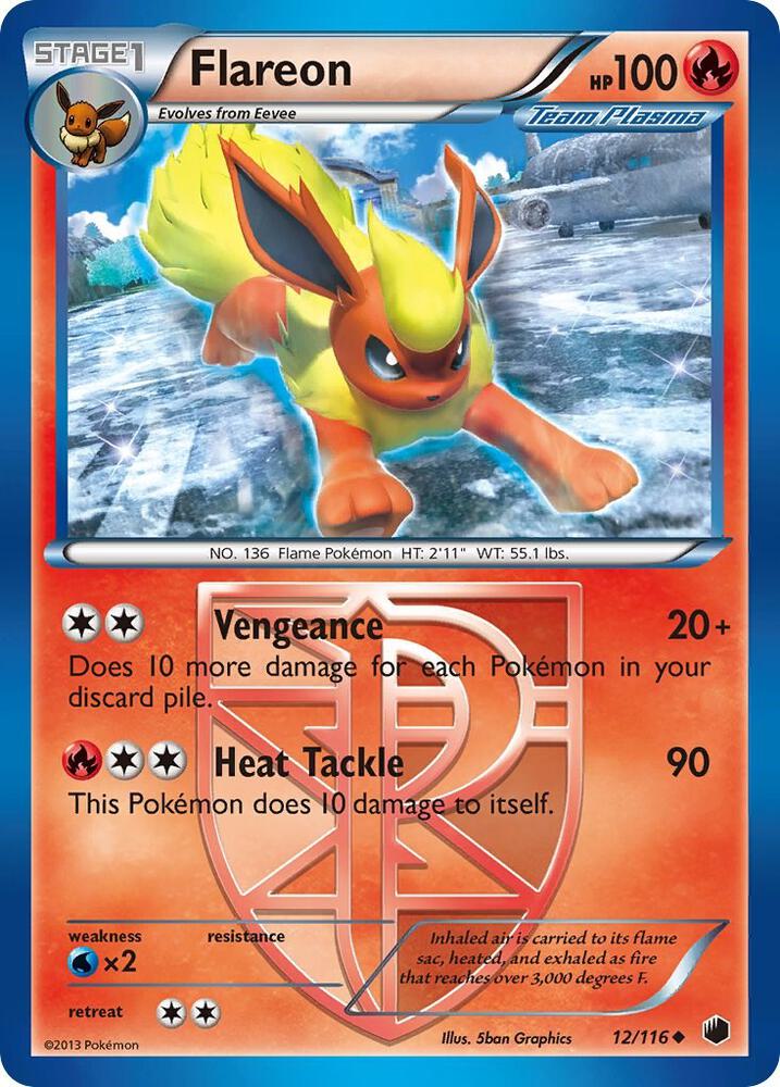 Flareon (Team Plasma) - 12/116 - Uncommon