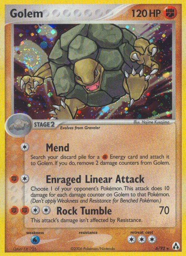 Golem - 6/92 - Holo Rare
