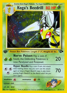 Koga's Beedrill - 009/132 - Holo Rare