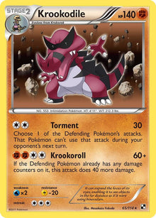 Krookodile - 65/114 - Holo Rare