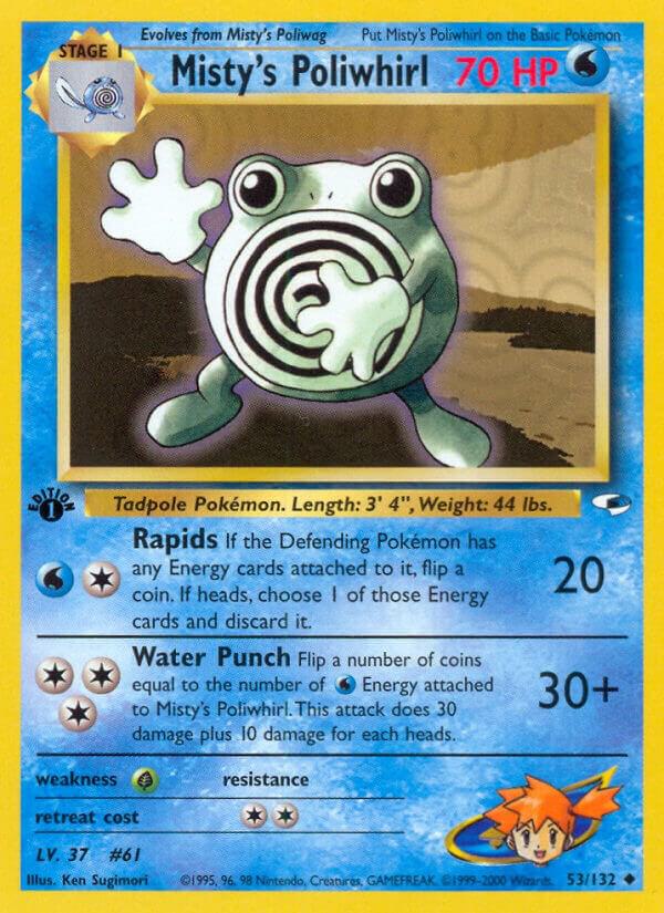 Misty's Poliwhirl - 053/132 - Uncommon