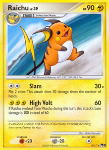 Raichu - 003/017 - Rare