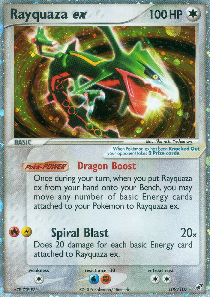 Rayquaza ex - 102/107 - Ultra Rare