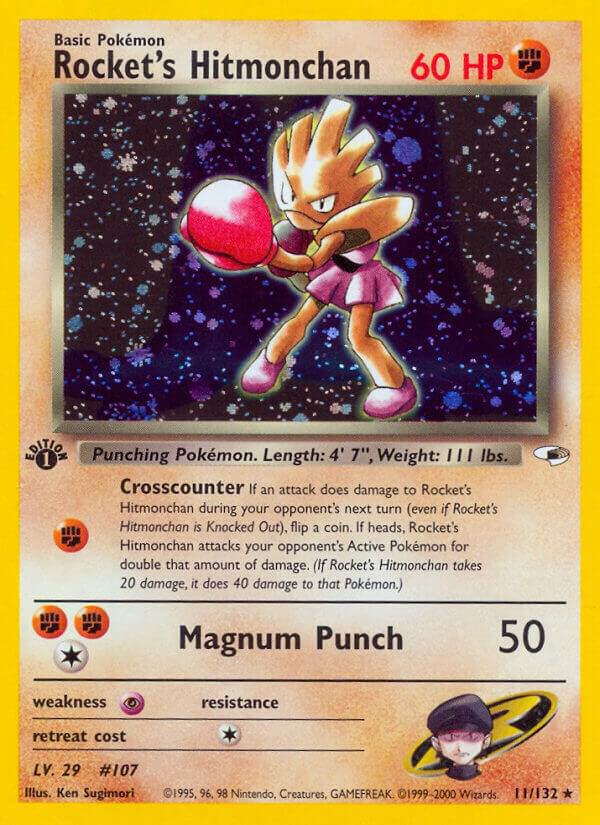 Rocket's Hitmonchan - 011/132 - Holo Rare
