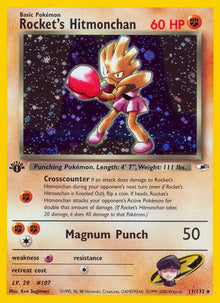 Rocket's Hitmonchan - 011/132 - Holo Rare