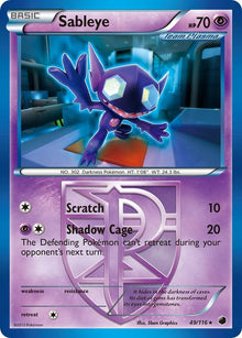 Sableye (Team Plasma) - 49/116 - Rare
