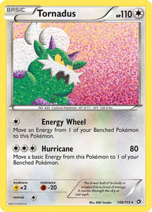 Tornadus - 108/113 - Holo Rare