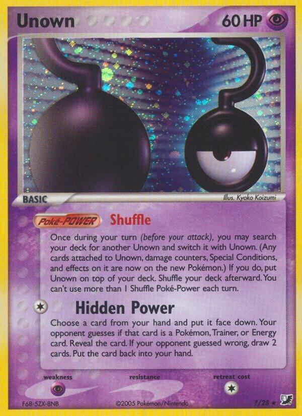 Unown (?) - ?/28 - Holo Rare