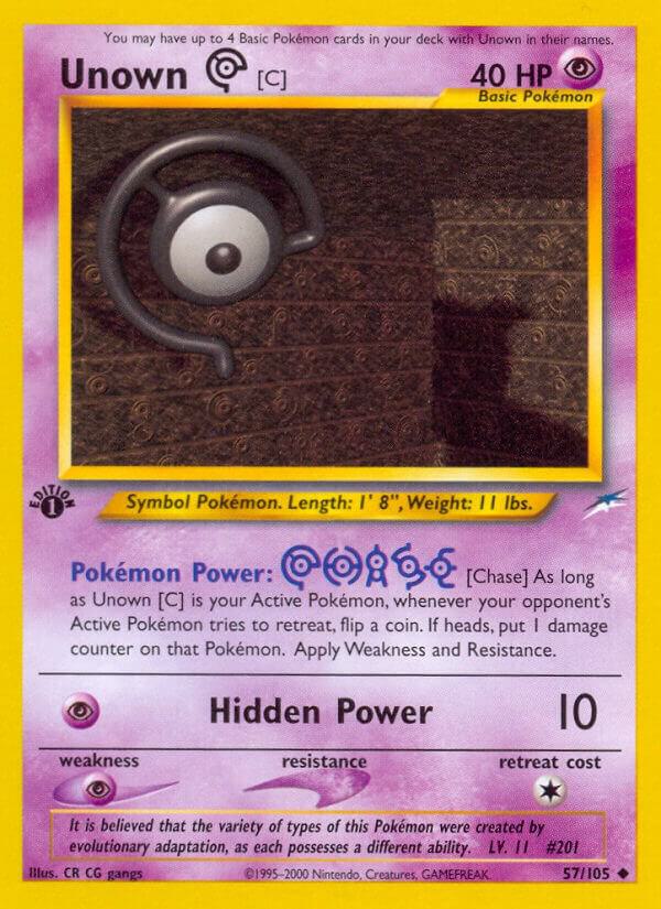 Unown [C] - 057/105 - Uncommon