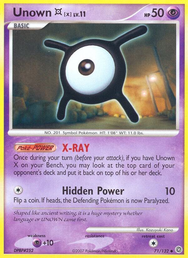 Unown [X] - 71/132 - Uncommon