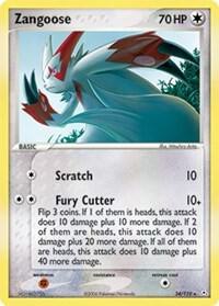 Zangoose - 34/110 - Rare