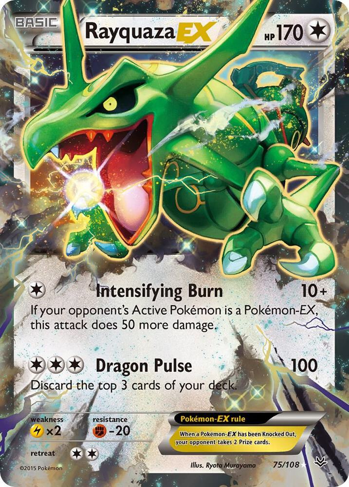 Rayquaza EX (75) - 75/108 - Ultra Rare