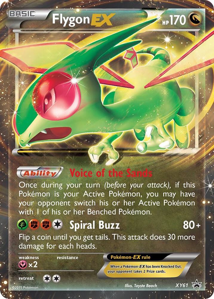 Flygon EX - XY61 - Promo