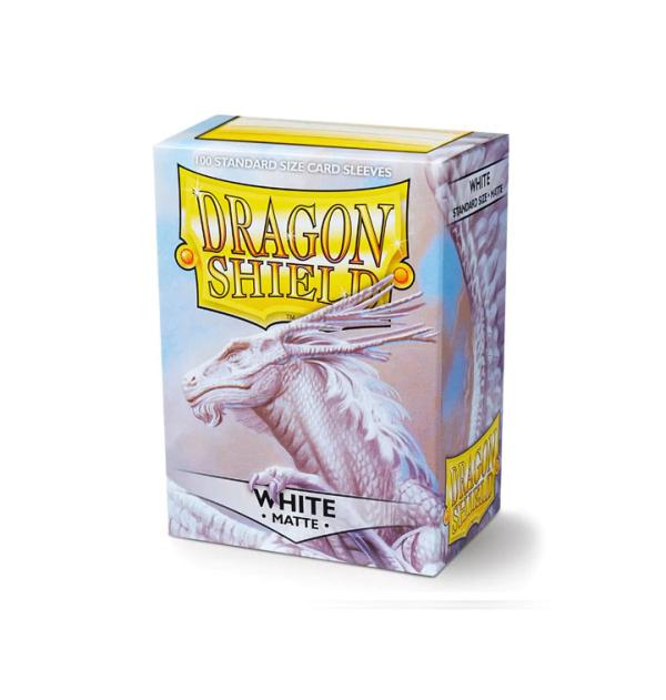 DRAGON SHIELD MATTE WHITE BOUNTEOUS 100ct