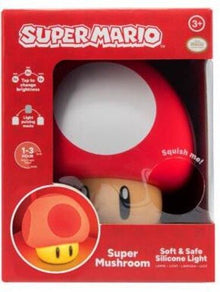 Nintendo - SquishyGlo - Super Mushroom Rechargeable Silicone Light