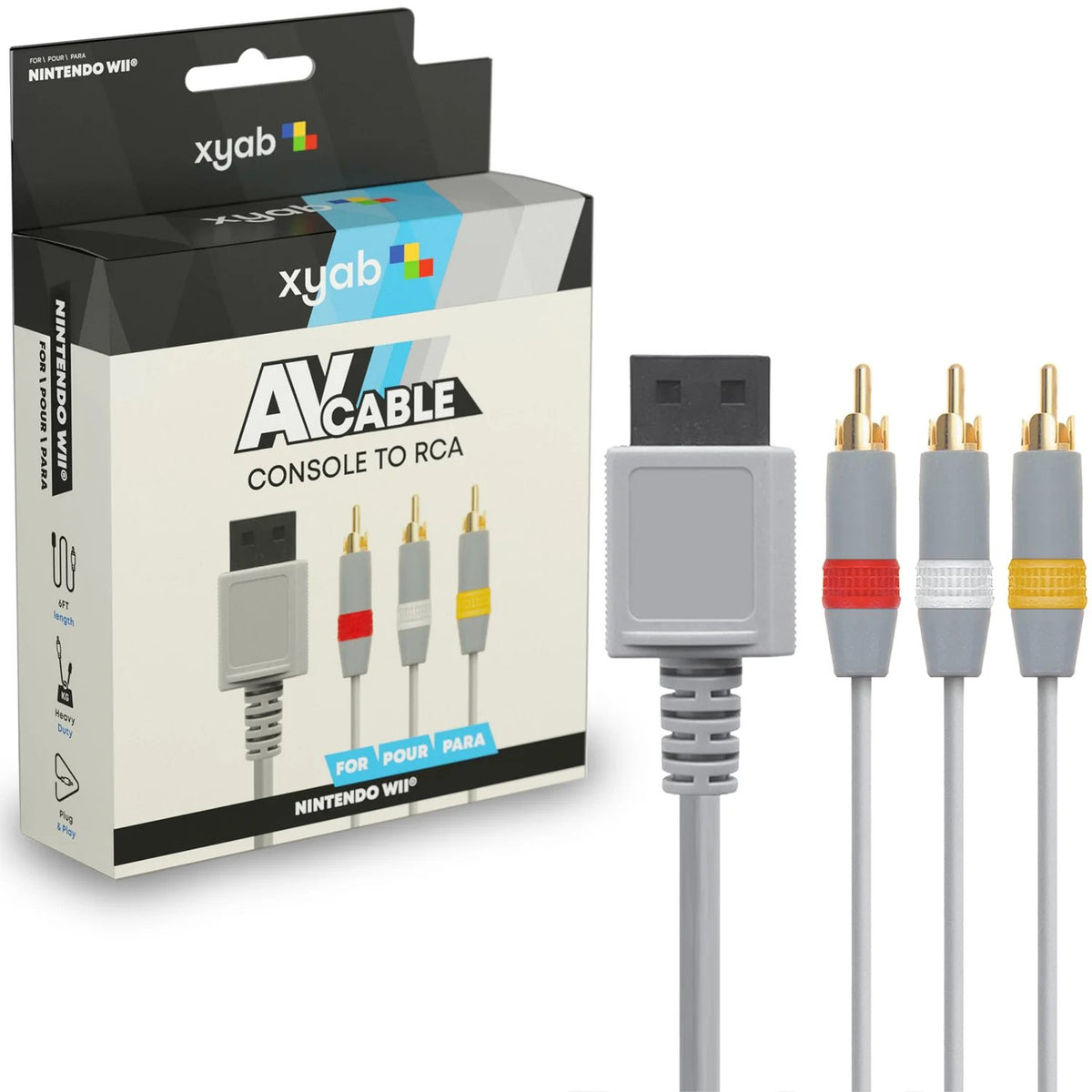 AV Composite Cable - Wii / Wii U / Wii Mini