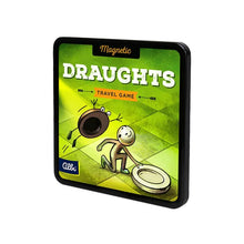 MAGNETIC TRAVEL GAMES - DRAUGHTS (CHECKERS)