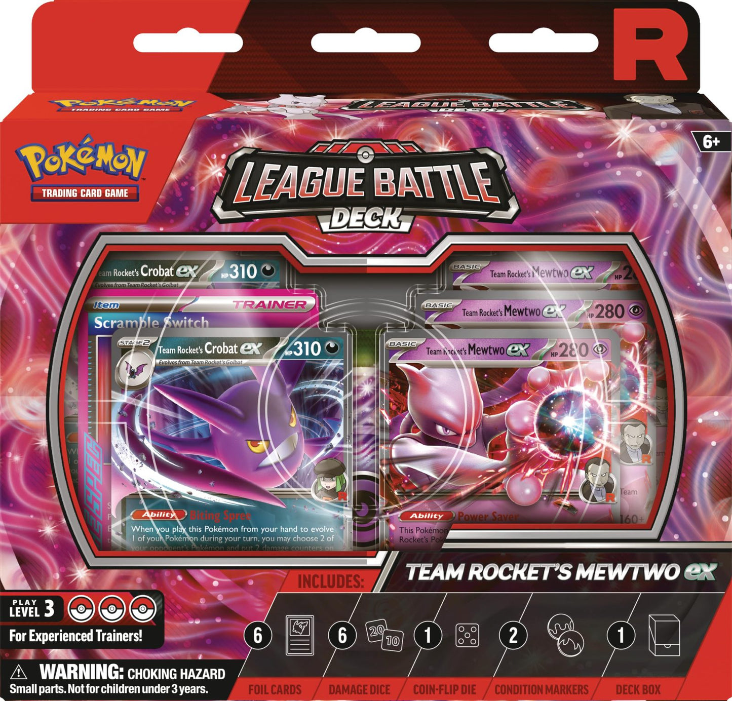 POKEMON LEAGUE BATTLE DECK TEAM  ROCKETS MEWTWO EX