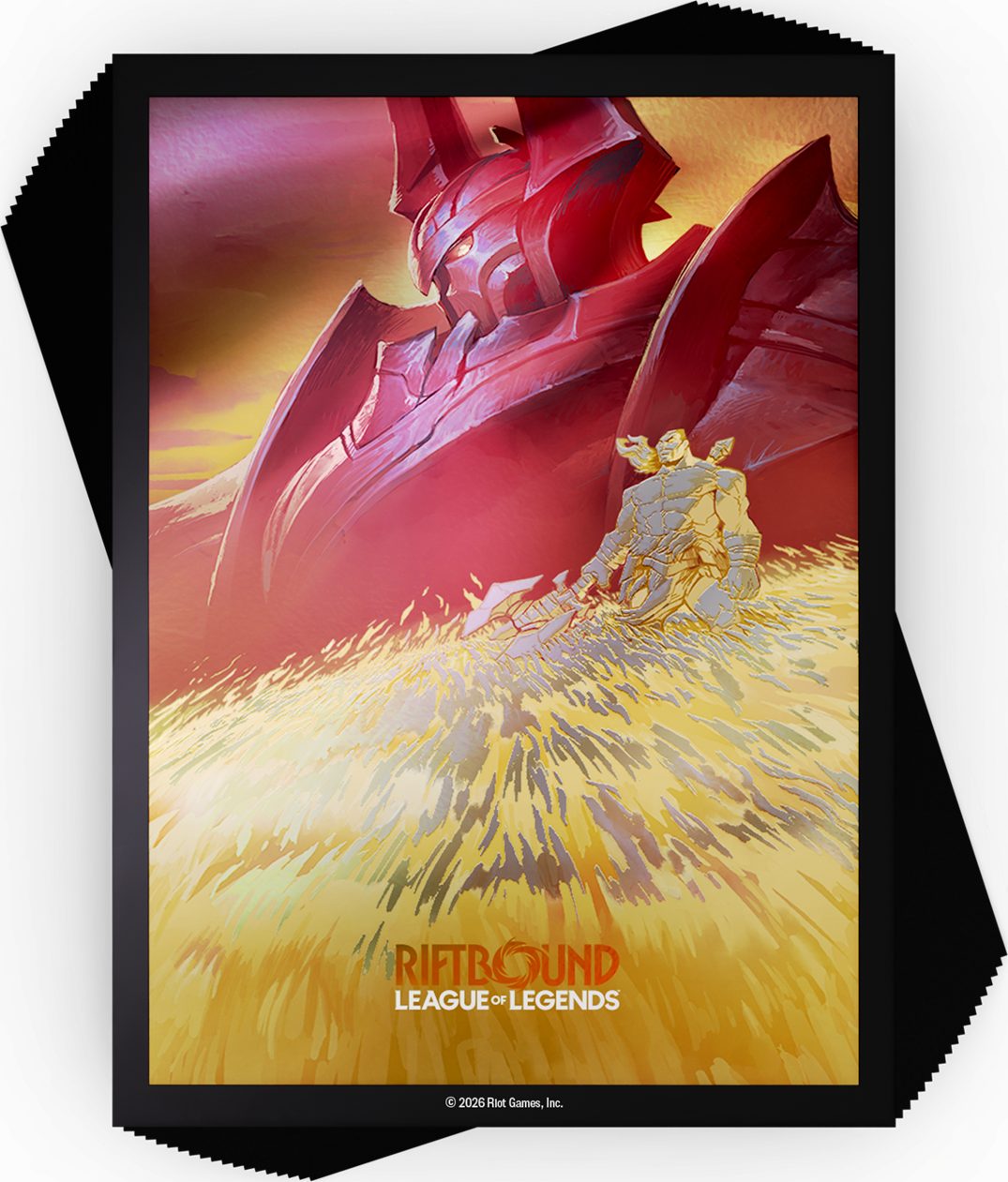 RIFTBOUND LEAGUE OF LEGENDS TCG RADIANCE ART SLEEVES #4 100CT
