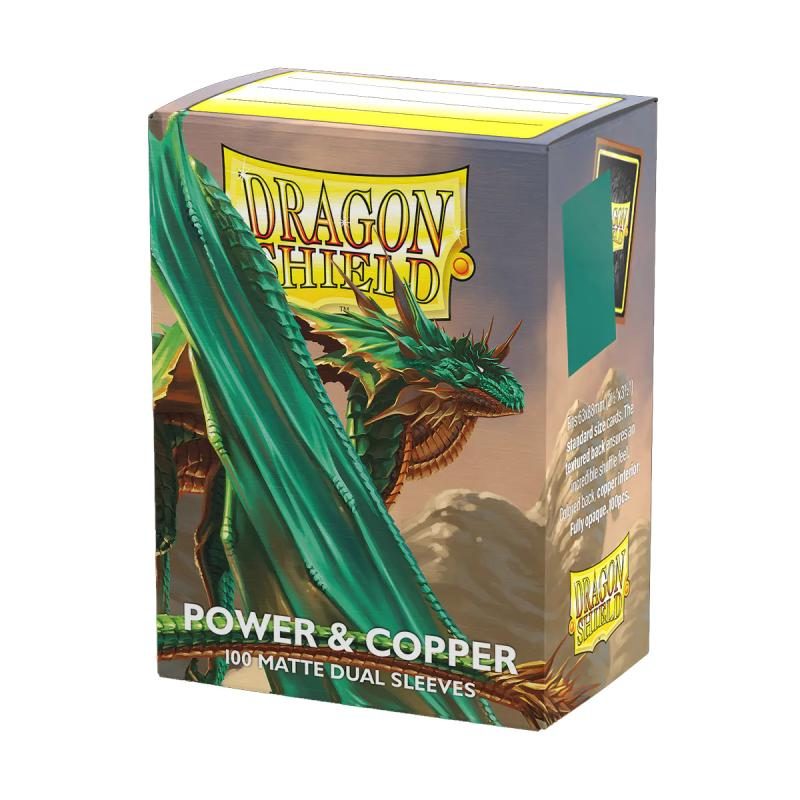 DRAGON SHIELD MATTE DUAL POWER & COPPER 100ct