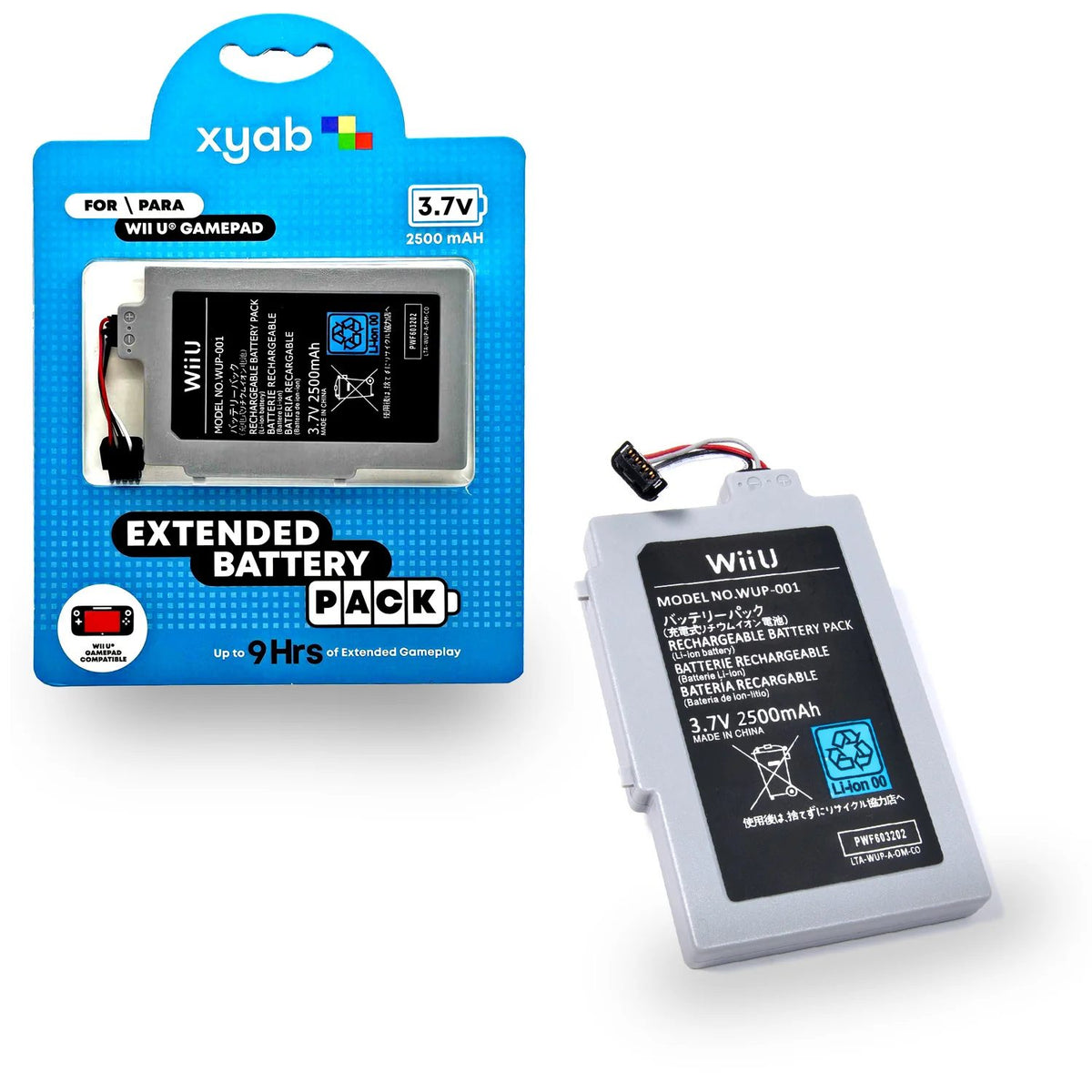 Rechargeable Battery Pack Wii U GamePad®